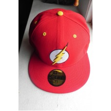 New Era DC Comics Flash Baseball Cap Red w/Yellow  SIZE 7 3/8  eb-29243539